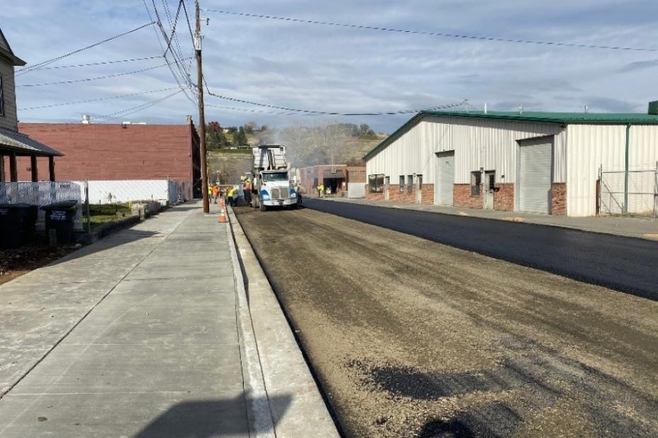 Paving on SE Third